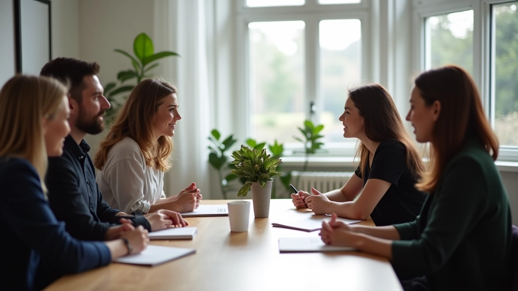 Team møde omkring personligt brand strategi